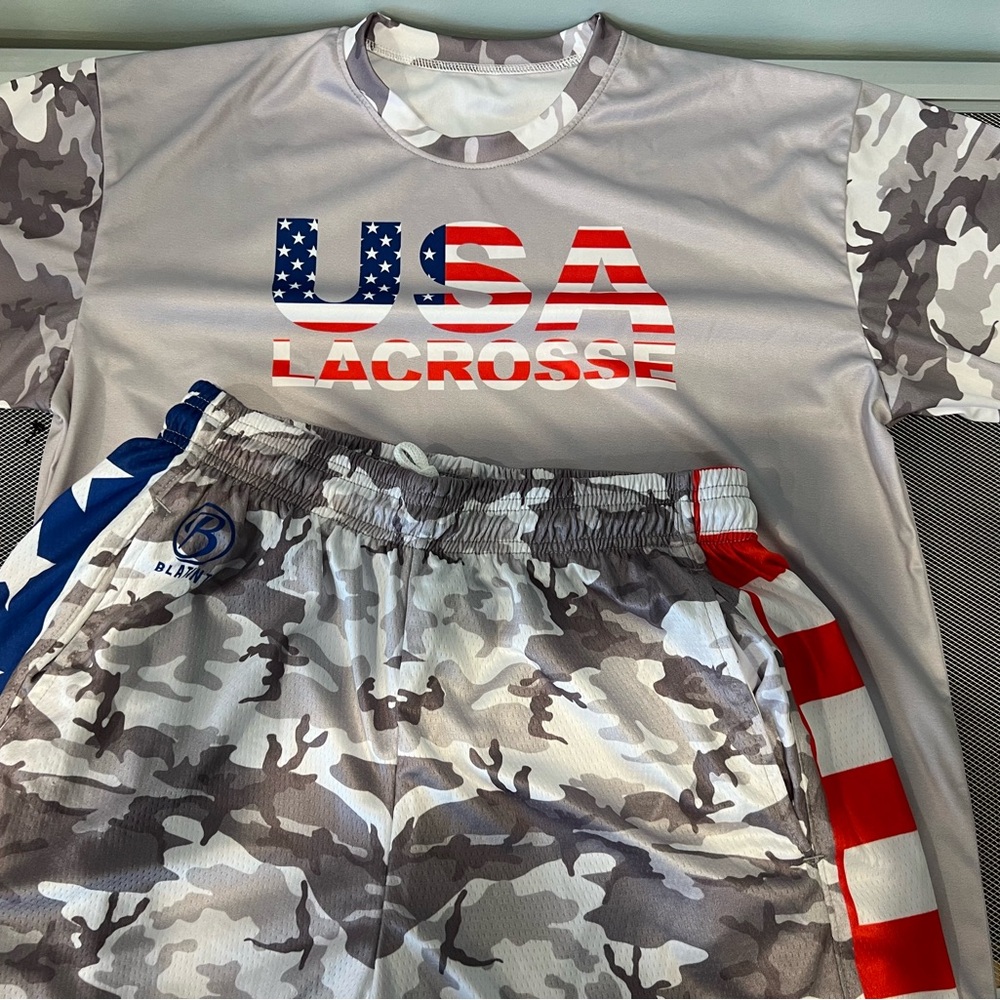 Lacrosse Shorts & Matching Shirt *New* Adult not Kids Size Small